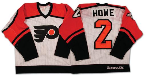 1982-83 Mark Howe Philadelphia Flyers Game Worn Jersey