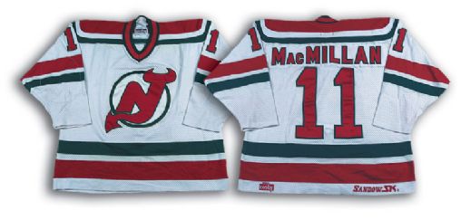 1982-83 Bob MacMillan Game Used New Jersey Devils First Year Jersey