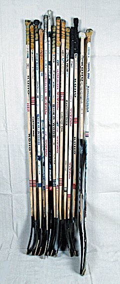 New York Islanders Game Used Stick Collection of 14