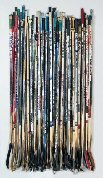  Monster Game Used Stick Collection of 60