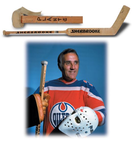 1974-75 Jacques Plante WHA Edmonton Oilers Game Used Stick