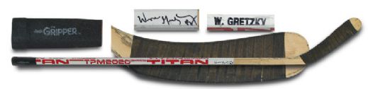 1988-89 Wayne Gretzky Los Angeles Kings Game Used Titan Stick