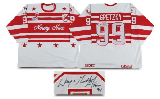 1994 Wayne Gretzky Autographed Ninety-Nine Tour Jersey
