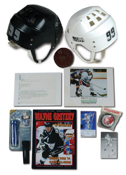 Wayne Gretzky Rare Memorabilia Collection of 11