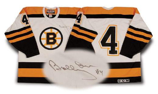 Bobby Orr Autographed Circa 1967 Boston Bruins Replica Jersey