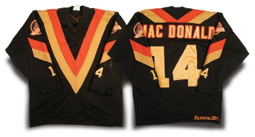 1980-81 Blair MacDonald Vancouver Canucks Game Worn Jersey ADDENDUM