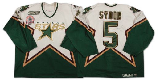 Darryl Sydors Dallas Stars 2000 Stanley Cup Finals Game Worn Jersey