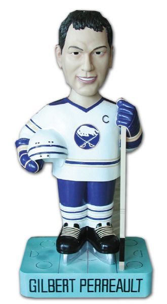 Giant Limited Edition Gilbert Perreault Buffalo Sabres Bobbing Head Doll