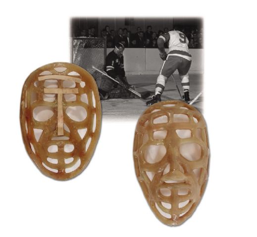 1960s Jacques Plante Game Worn Mask