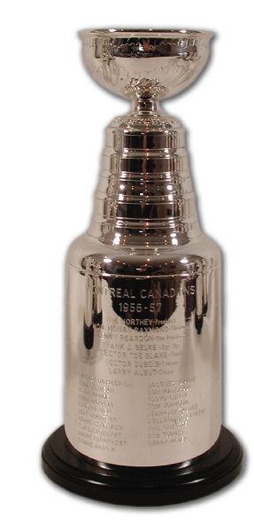 1956-57 Montreal Canadiens Stanley Cup Championship Trophy (13”)