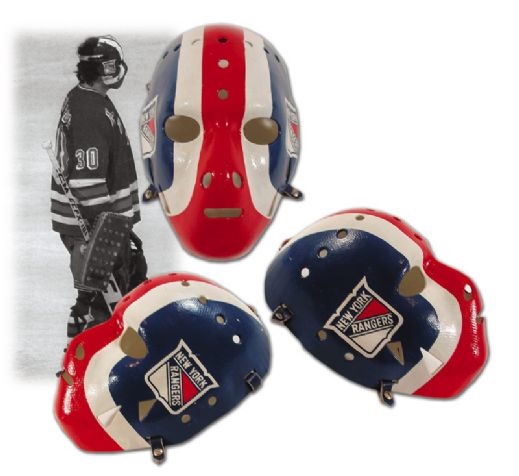 John Davidson New York Rangers Game Mask