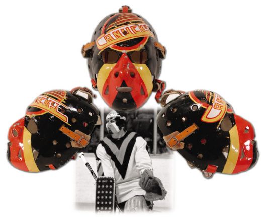 John Garrett’s 1980’s Game Worn Vancouver Canucks Mask