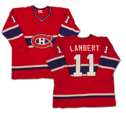 Yvon Lambert’s 1977-78 Montreal Canadiens Game Worn Jersey