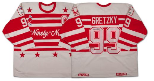 Wayne Gretzky Limited Edition Autographed “Ninety-Nine Tour” Jersey