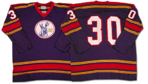 1975-76 Kansas City Scouts Bill McKenzie Game Worn Jersey