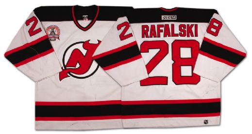 Brian Rafalski’s New Jersey Devils 2003 Stanley Cup Finals Game Worn Jersey