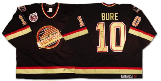 Pavel Bure’s 1992-93 Vancouver Canucks Autographed Game Worn Jersey