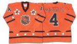 1973 Gilles Marottes NHL All-Star Game Worn Jersey, Team Photo & Program