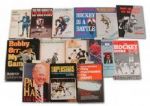 Autographed Hockey Hard Cover Book Collection of 14