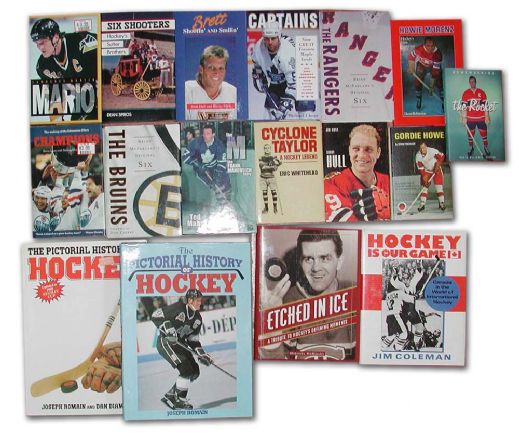 Massive Hockey Book Collection of 221