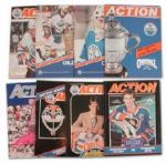 Edmonton Oilers Stanley Cup and Playoffs Program Collection of 8