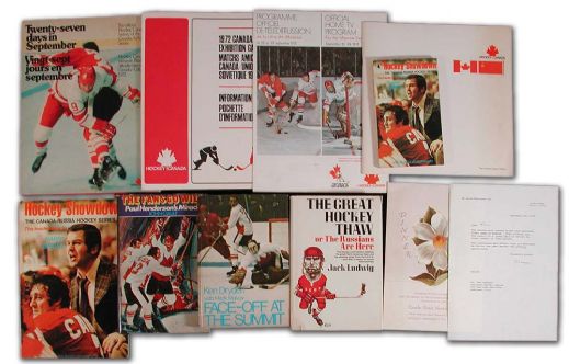 1972 Canada-Russia Series Memorabilia & Book Collection
