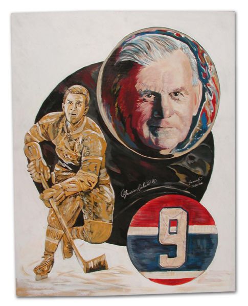 Exceptional Maurice Richard Painting