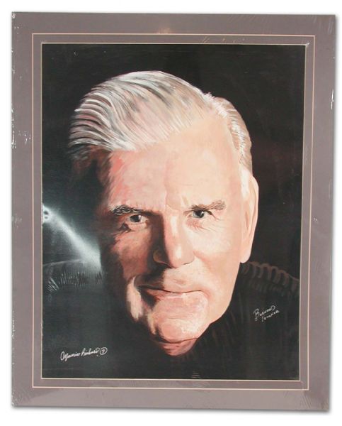 Maurice Richard Head Shot Color Painting