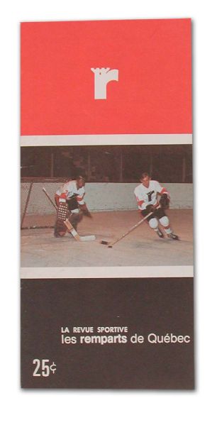 1969-70 Quebec Remparts Team Signed Program with Guy Lafleur