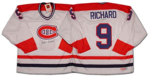 Maurice Richard Autographed Montreal Canadiens Jersey