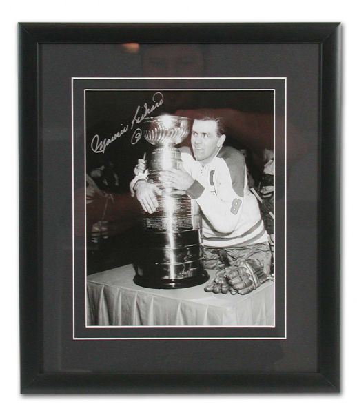 Maurice Richard Autographed Framed Photo