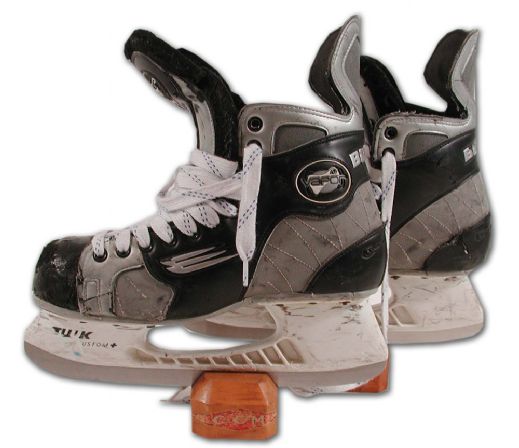 Mike Richards Game Used Bauer Skates