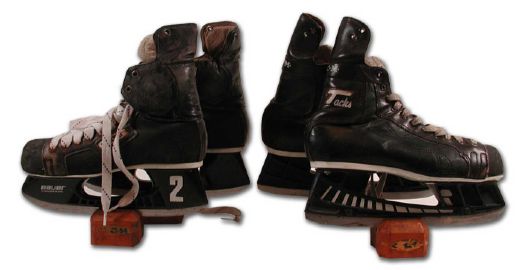 Game Used Skates From NHLer Collection of 2