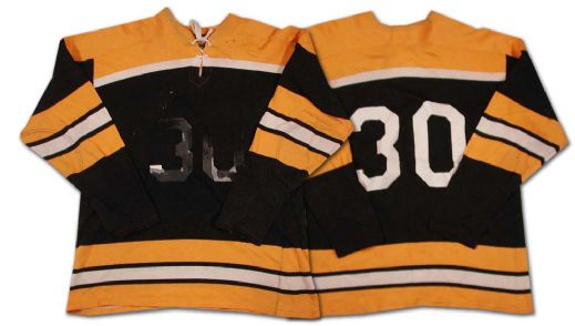 1969-71 QMJHL Shawinigan Bruins Ray Belanger Goaltender Mask + Jersey