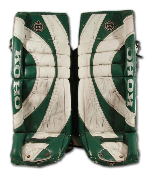 Frederic Cloutier Louisiana Ice Gators’ Game Used Koho Goalie Pads