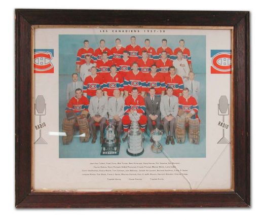 1957-58 & 1959-60 Montreal Canadiens Radio and TV Broadsides (24” x 30”)