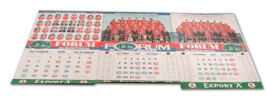 1970’s Montreal Canadiens Calendar Collection of 3