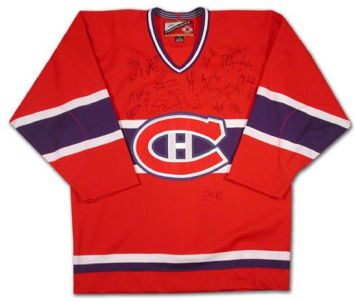 1990’s Montreal Canadiens Jersey Autographed by 23 Habs