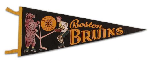 1950’s Boston Bruins Pennant