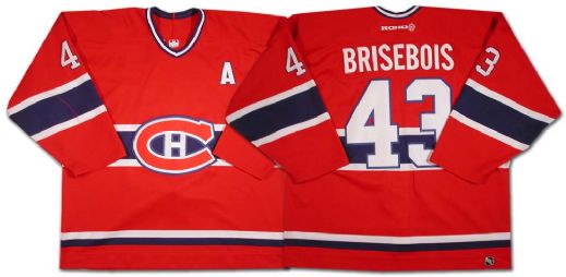 Patrice Brisebois’ 2002-03 Montreal Canadiens Game Worn Jersey