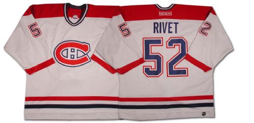 Craig Rivet’s 2002-03 Montreal Canadiens Game Worn Jersey