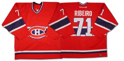 Mike Ribeiro’s 2002-03 Montreal Canadiens Game Worn Jersey