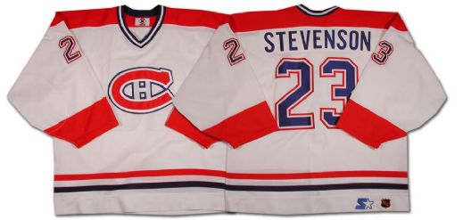 Turner Stevenson’s 1997-98 Montreal Canadiens Game Worn Jersey