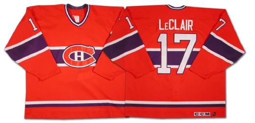 John LeClair’s Circa 1994 Montreal Canadiens Game Worn Jersey