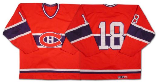 1980’s Montreal Canadiens Game Worn #18 Jersey