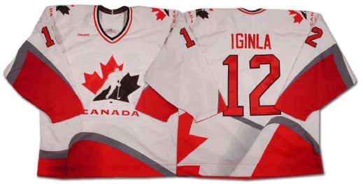 Jarome Iginla 1996-97 Team Canada Game Worn Jersey