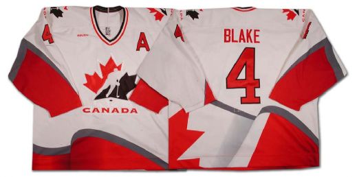 Rob Blake 1996-97 Team Canada Game Worn Jersey