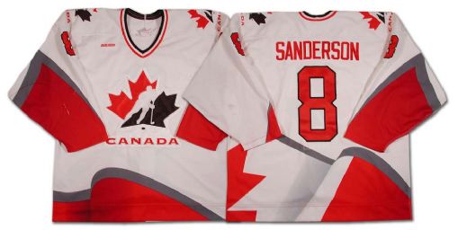 Geoff Sanderson 1996-97 Team Canada Game Worn Jersey