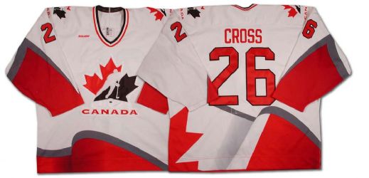 Cory Cross 1996-97 Team Canada Game Worn Jersey