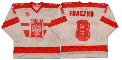 Polish National Team Robert Fraszko Game Worn Jersey